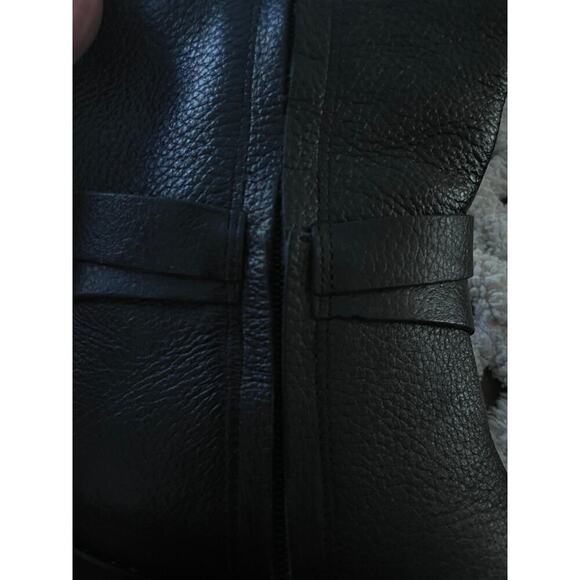 Dolce Vita Women's Black Leather Knee-High Boots Size 9 Buckle Detail - Picture 5 of 9